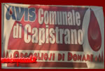 Capistrano, Festa del Donatore AVIS - Anno 2013