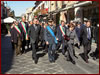 Prefetto di Vibo Valentia, autorità militari, sindaci ... in corteo