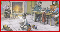 Il  vecchio nonno e il nipotino